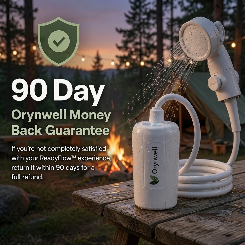 Orynwell ReadyFlow™ Portable Backup Shower